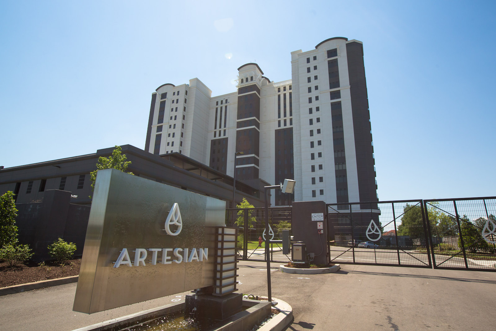 Artesian Metropolitan Residences gate shot