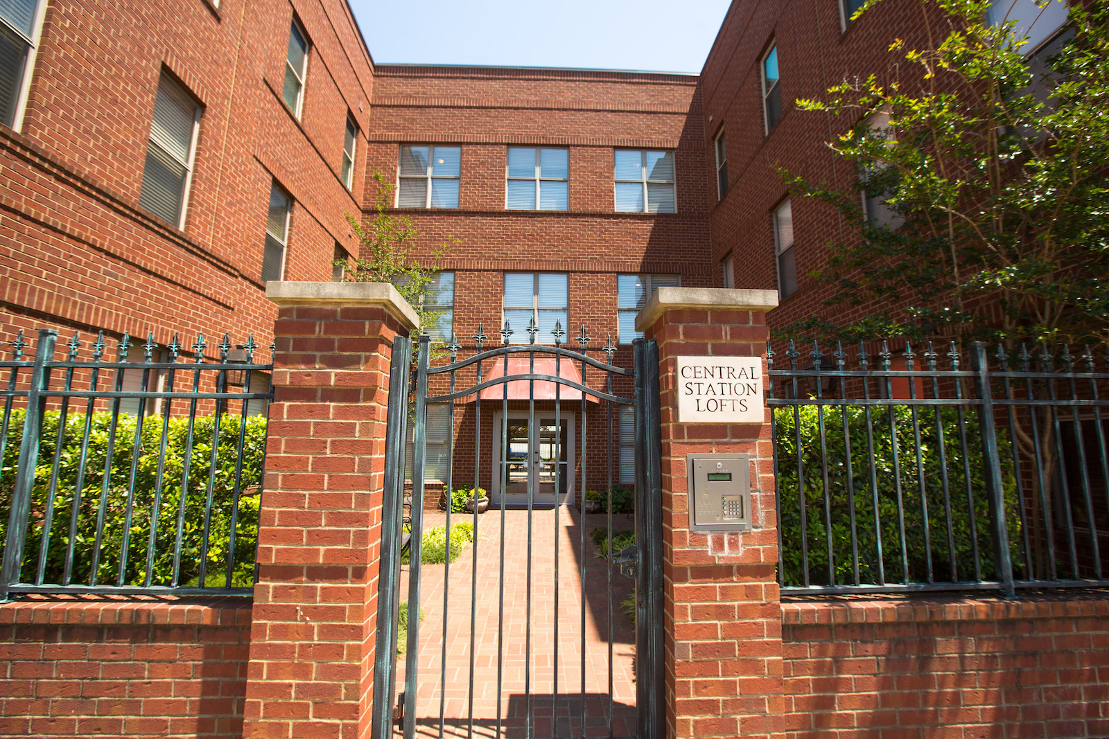 Entrance to central station lofts