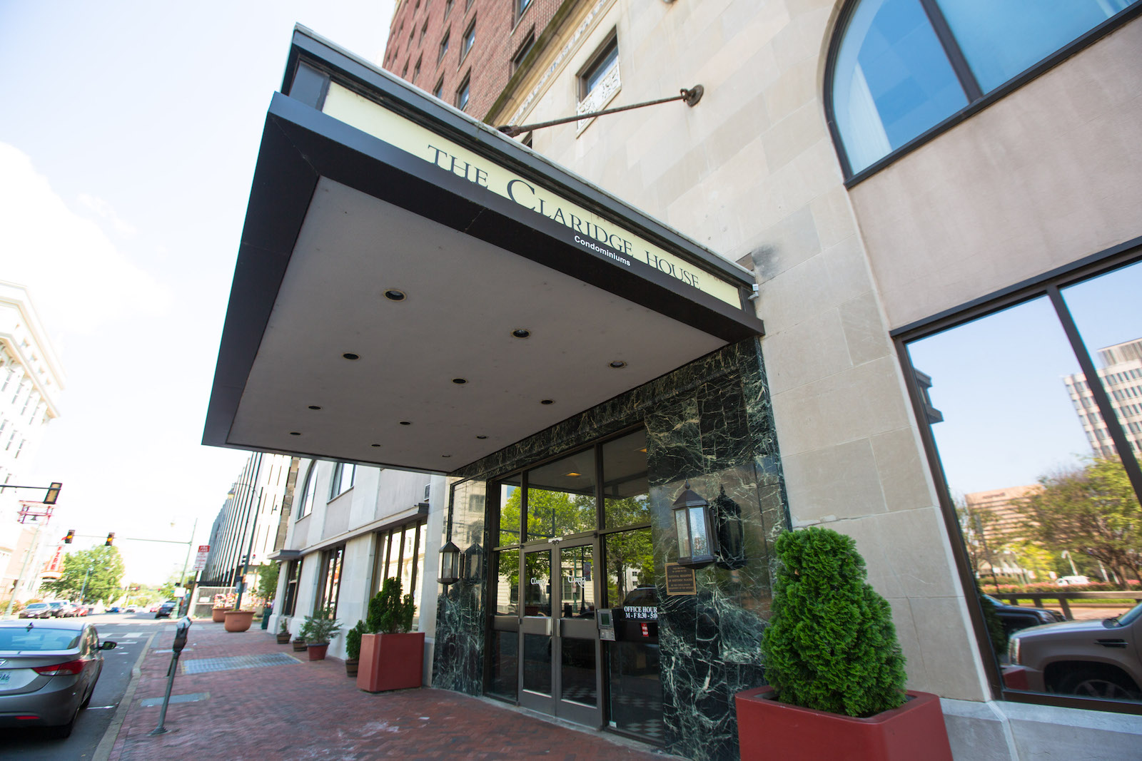 the claridge house entrance