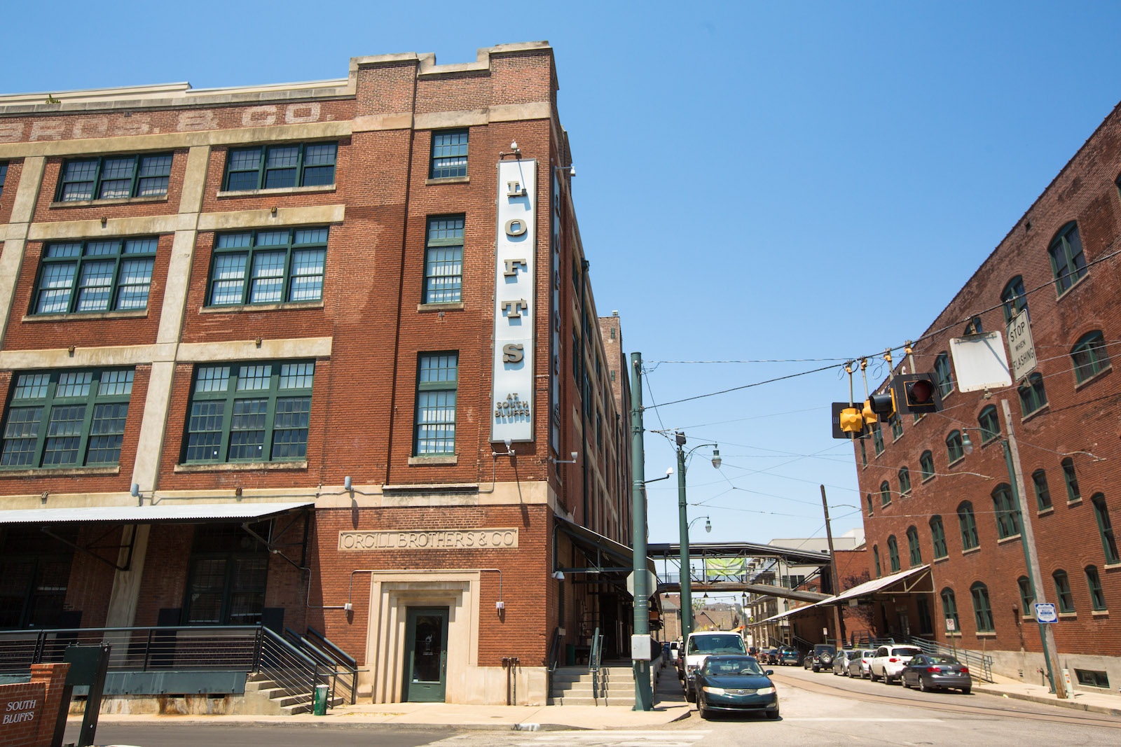 street shot of the lofts