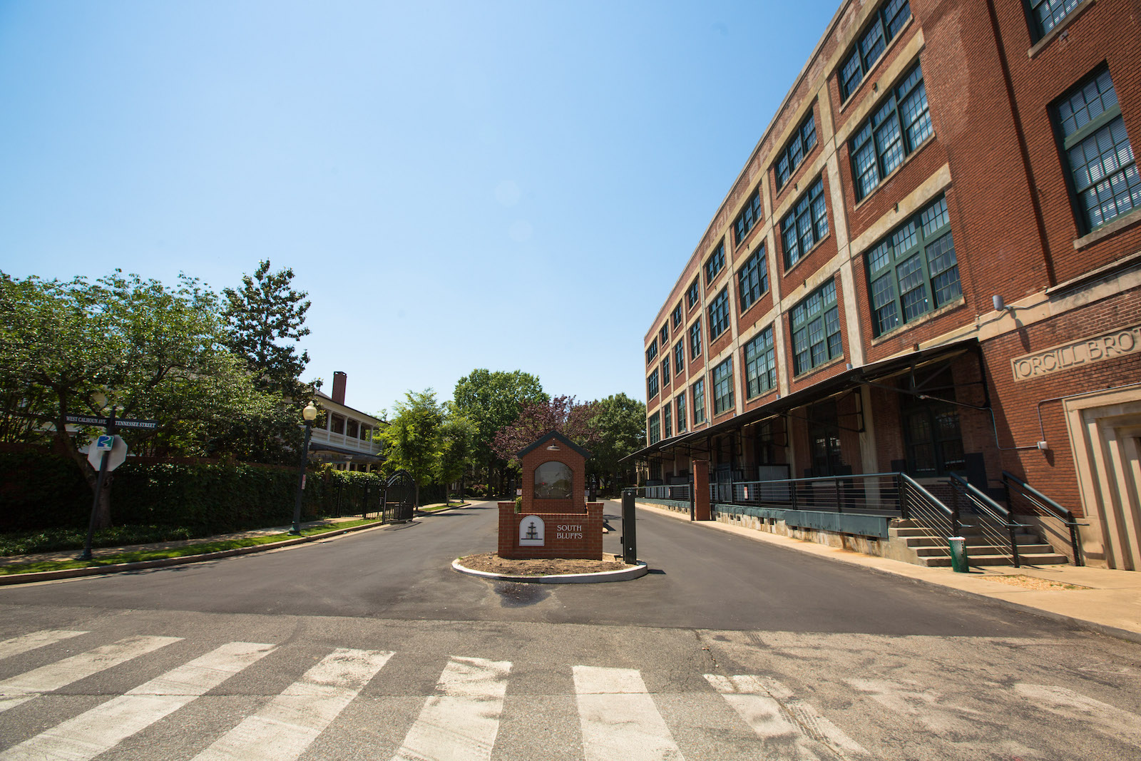 entrance to the lofts